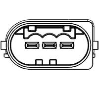 HELLA Sensor, nivel de aceite del motor para VOLVO: V50, XC 70, S60, V40, V70, XC 60, S40, C30, S80, V60, C70 (Ref: 6PR 009 622-081)