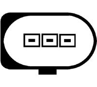 HELLA Sensor, posición arbol de levas para AUDI: TT, A3, S4, S3, A6, A4, A1, A8 & VOLKSWAGEN: Golf Cabriolet, Eos, Golf, Passat (Ref: 6PU 009 121-411)