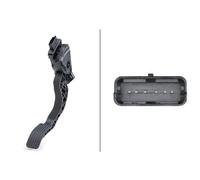 HELLA Sensor, posición del acelerador para DS: DS4, DS3 & PEUGEOT: 207, 308, 301, 208, 2008, 207+ & CITROËN: C3, DS3 (Ref: 6PV 009 949-831)