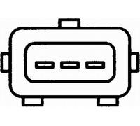 HELLA Sensor, posición mariposa para OPEL: Kadett, Rekord, Omega, Manta, Monza, Ascona, Senator & RENAULT: R19, R18, R21 (Ref: 6PX 008 476-341)