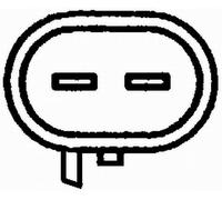 HELLA Sensor, revoluciones de la rueda para VOLKSWAGEN: New Beetle, Polo, Golf, Lupo, Golf Cabriolet, Bora, Caddy (Ref: 6PU 009 106-091)