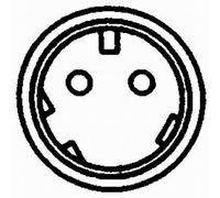 Hella Sensor de temperatura del refrigerante 6PT 009 107-491 12V 2 polos atornillado