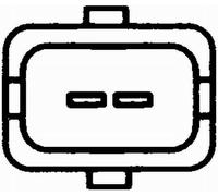 HELLA Sensor, temperatura del refrigerante para OPEL: Astra, Vectra, Omega, Insignia, Corsa, Meriva, Zafira, Mokka, Signum (Ref: 6PT 009 107-611)