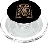 Hella Sober Diseño Motivacional PopSockets PopGrip para MagSafe