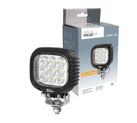 HELLA VALUEFIT 1GA 357 109-012 LED-Faro de trabajo - S3000 - 12/24/48V - 3000lm - atornillado/montaje exterior - Abrazadera de montaje giratoria - Iluminación largo alcance - Cable: 800mm