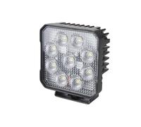 HELLA VALUEFIT 1GA 357 112-002 LED-Faro de trabajo - TS3000 - 12/24V - 3000lm -exterior/atornillado - Abrazadera de montaje giratoria - Iluminación campo cercano - Conector: extremos de cable abiert