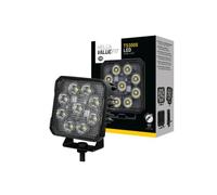 HELLA VALUEFIT 1GA 357 112-002 LED-Faro de trabajo - TS3000 - 12/24V - 3000lm -exterior/atornillado - Abrazadera de montaje giratoria - Iluminación campo cercano - Conector: extremos de cable abiert