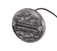 HELLA VALUEFIT 2NR 357 026-051 Luz trasera - LED - 24/12V - montaje exterior - Color de tulipa: rojo - Cable: 300mm - Conector: extremos de cable abiertos - posterior - Cant.: 1