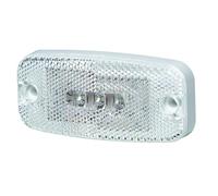 Hella Luces de posición 2PG 357 008-031 LED 12/24V montaje exterior roscada amarillo delante