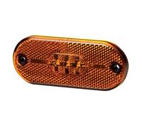 HELLA VALUEFIT 2PS 357 009-101 Luz de delimitación lateral - LED - 24V - Conexión roscada/montaje exterior - Color de tulipa: amarillo - Cable: 150mm - izquierda/derecha - Cant.: 1