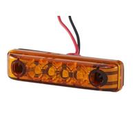 HELLA VALUEFIT 2PS 357 010-001 Luz de delimitación lateral - LED - 12V - Conexión roscada/montaje exterior - Color de tulipa: amarillo - Cable: 150mm - izquierda/derecha - Cant.: 1