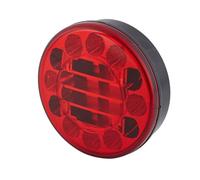 HELLA VALUEFIT 2SB 357 027-011 Piloto posterior - LED - 12/24V - montaje exterior/atornillado - Color de tulipa: rojo - Conector: extremos de cable abiertos - derecha/izquierda - Cant.: 1