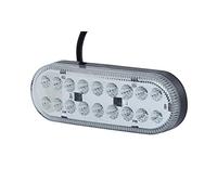 HELLA VALUEFIT 2SD 357 022-011 Piloto posterior - LED - 24/12V - montaje exterior/atornillado - Color de tulipa: transparente - Conector: extremos de cable abiertos - izquierda/derecha - Cant.: 1