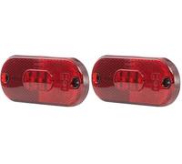 Hella VALUEFIT 2TM 357 009-111 Luz trasera - LED - 24V - montaje exterior - Color de tulipa: rojo - Cable: 150mm - Conector: Conector hembra plano - izquierda/derecha - Cant.: 1 (Paquete de 2)