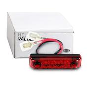 Hella Luz trasera VALUEFIT 2TM 357 010-011 LED 12V tulipa roja conector hembra plano 150mm