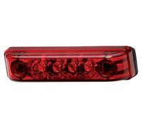 HELLA VALUEFIT 2TM 357 010-111 Luz trasera - LED - 24V - montaje exterior - Color de tulipa: rojo - Cable: 150mm - Conector: Conector hembra plano - izquierda/derecha - Cant.: 1