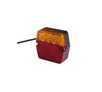 HELLA VALUEFIT 2VA 357 023-021 Piloto posterior - LED - 12/24V - montaje exterior/atornillado - Color de tulipa: rojo/amarillo - Conector: extremos de cable abiertos - izquierda/derecha - Cant.: 1