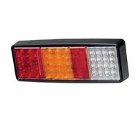 HELLA VALUEFIT 2VP 357 019-001 Piloto posterior - LED - 12/24V - montaje exterior/atornillado - Color de tulipa: multicolor - Conector: Conector plano - derecha/izquierda - Cant.: 1