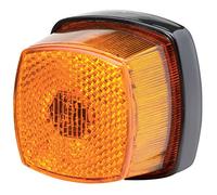 HELLA VALUEFIT Luz de delimitación lateral - Halógena - 12V - Conexión roscada/montaje exterior - Color de tulipa: amarillo - izquierda/derecha - Cant, : 1 - 2PS 357 012-001