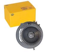 HELLA Ventilador habitáculo 8EW 366 401-011 12V Número de enchufes de contacto: 2 Sentido de giro a la izquierda (antihorario) Compatible con VW Golf VII Hatchback 5G1, BQ1, BE1, BE2 T-Roc A11, D11