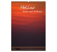 Hellas Inseln und Festland (Wandkalender 2026 DIN A2 hoch), CALVENDO Monatskalender: Griechenland Kalender mit Bildern von Festland und Inseln