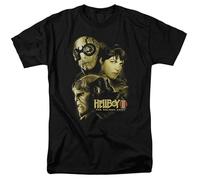 Hellboy II The Golden Army T Shirt Men's Adult Regular fit Graphic tee Blacks