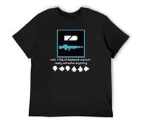 Helldivers 2 Autocannon T-Shirt oversizeds to Animal Print Mens Designer t Shirt Black L