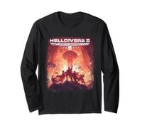 Helldivers 2 Distressed Heart of Democracy Poster Video Game Manga Larga