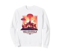 Helldivers 2 Heart of Democracy Poster Art Video Game Sudadera