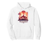 Helldivers 2 Heart of Democracy Poster Art Video Game Sudadera con Capucha