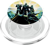 Helldivers 2 Illustrated Poster Sunburst Video Game PopSockets PopGrip para MagSafe
