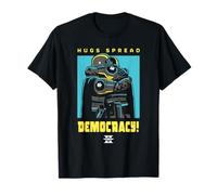 Helldivers 2 PlayStation Video Game Hugs Spread Democracy Camiseta