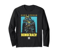 Helldivers 2 PlayStation Video Game Hugs Spread Democracy Manga Larga