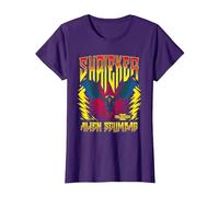 Helldivers 2 Sony PlayStation Video Game Shrieker Scumbag Camiseta, Mujer, Morado, XS