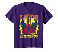 Helldivers 2 Sony PlayStation Video Game Shrieker Scumbag Camiseta, Niños, Morado, 12 años
