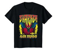 Helldivers 2 Sony PlayStation Video Game Shrieker Scumbag Camiseta, Niños, Negro, 10 años