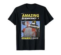 Helldivers Amazing Democracy Brasch Is Back Helldiver Slap Camiseta