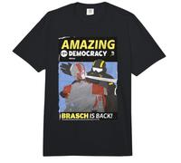 Helldivers Amazing Democracy Brasch Is Back Helldiver Slap Comfort Colors Adult Heavyweight T-Shirt