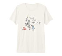 Helldivers Tank You Heldivers Iconic Child'S Crayon Drawing Camiseta Premium