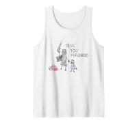 Helldivers Tank You Heldivers Iconic Child'S Crayon Drawing Camiseta sin Mangas