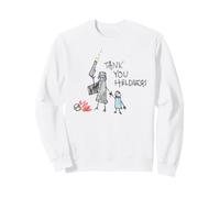 Helldivers Tank You Heldivers Iconic Child'S Crayon Drawing Sudadera