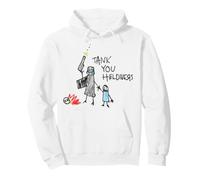 Helldivers Tank You Heldivers Iconic Child'S Crayon Drawing Sudadera con Capucha