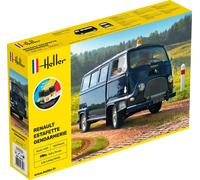 Heller - 1/24 Starter Kit Renault Estafette Gendarmerie NUEVO