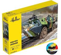 Heller - 1/35 Starter Kit VAB 4X4 Ukraine (6/23) (Importación USA)