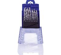 Heller 1646254 29381 - Juego de 5 brocas en espiral (metal, 25 piezas, 338, DIN 1414, vástago cilíndrico)