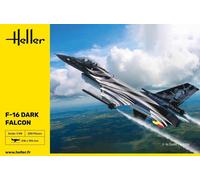 HELLER 30411 MAQUETA DE AVIÓN F-16 DARK HALCON BELGIAN FUERZA AÉREA SERIE LIM...
