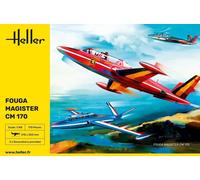 HELLER 30510 MAQUETA AVIÓN FOUGA MAGISTER CM 170 1/48