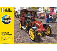 Heller 35705 - 1:24 Estárter Conjunto Renault Taxi Tipo Ag - Nuevo