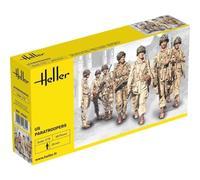Heller - 49651 - Maqueta - Paracaidista Americano - 1/72 , color/modelo surtido