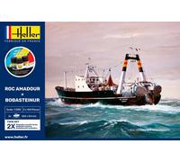 HELLER 55608 MAQUETA BARCO KIT DE INICIO ROC AMADOUR + BODASTEINUR TWINSET 1/200